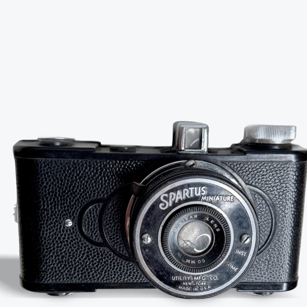 Vintage Spartus Miniature Camera Utility‎ Mfg Co. 50mm Lens Collectible Decor